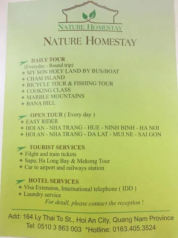 Nature Homestay Hoi An Vietnam